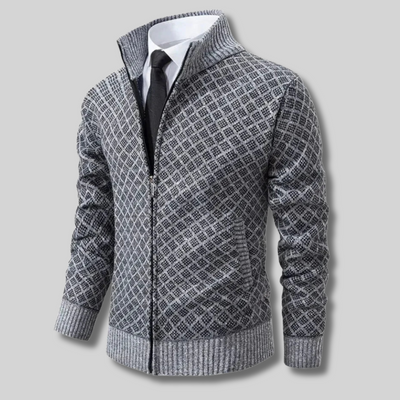 Marcien™ - Gilet chic à fermeture éclair et col montant