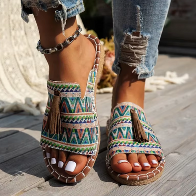 Nouel™ - Sandales bohèmes à franges