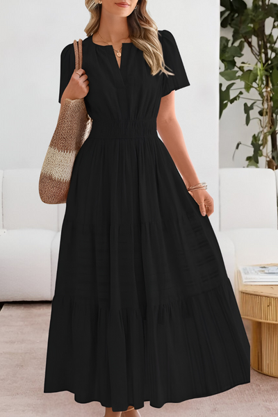 Elaina™ - Robe élégante à col en V