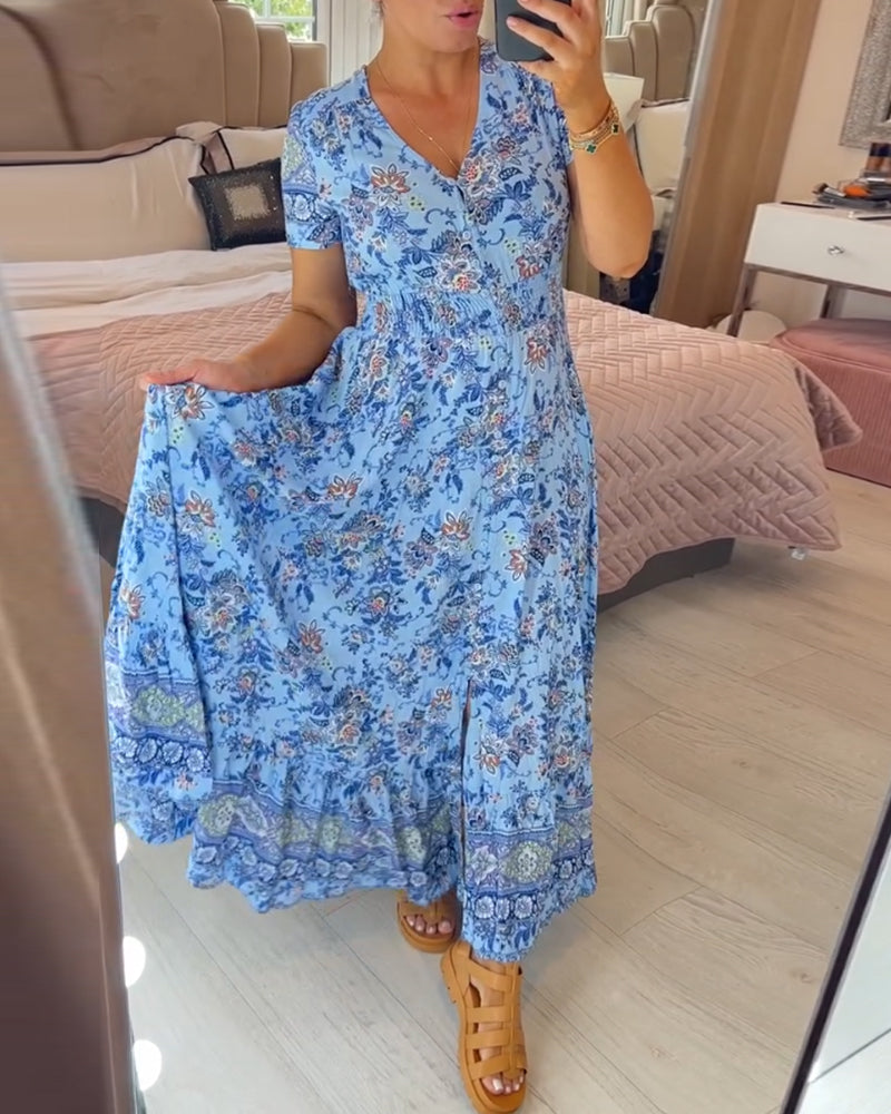 Mabelle™ - Robe fleurie élégante
