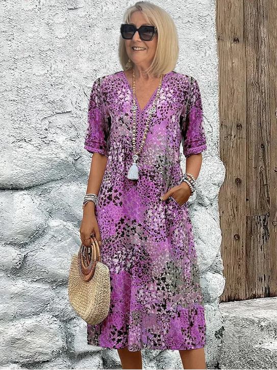Francille™ - Robe mi-longue remarquable