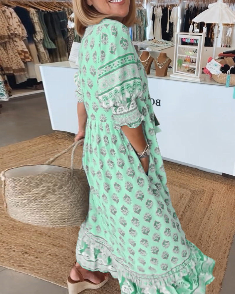 Sarina™ - Robe légère à col en V