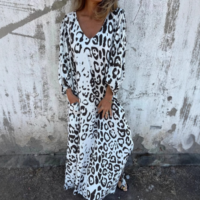 Paige™ - Robe Élégante à Imprimé Panthère