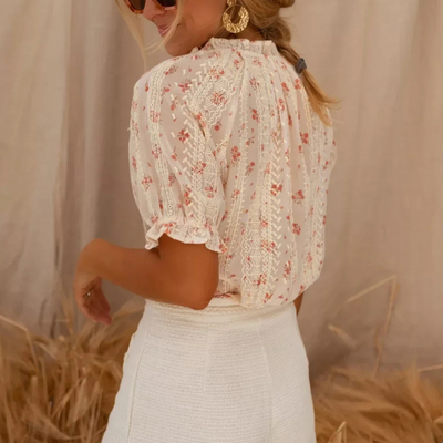 Liane™  - Blouse Fleurie au Charme Estival