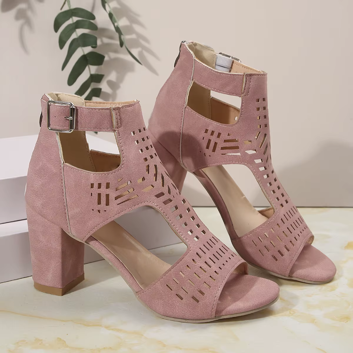 Cherita™ - Sandales romaines à talons