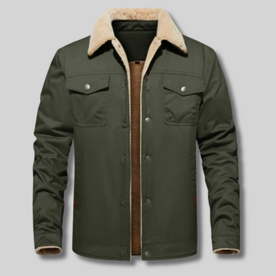 Olaf™ -  Veste homme chaude à col sherpa et doublure épaisse