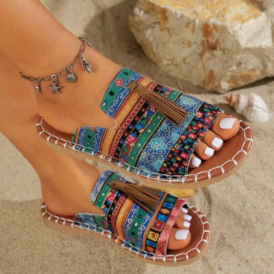 Nouel™ - Sandales bohèmes à franges
