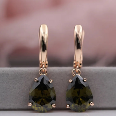 Fria™ - Boucles d’oreilles goutte en zircon