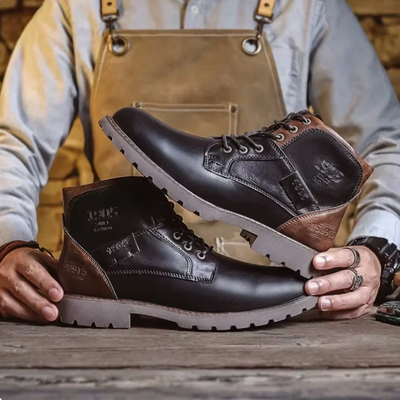 Jannik™ - Bottes en cuir vintage