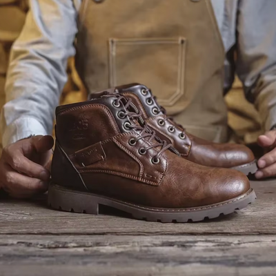 Jannik™ - Bottes en cuir vintage
