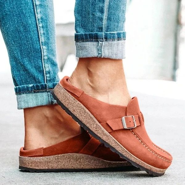 Jen™ - Sandales en suède