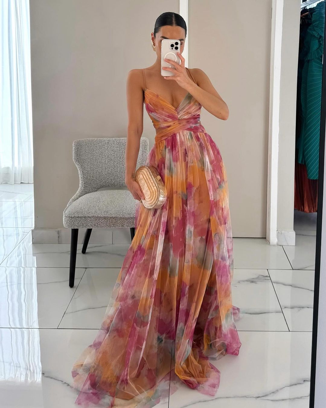 Alvara™ - Maxi-robe fleurie envoûtante