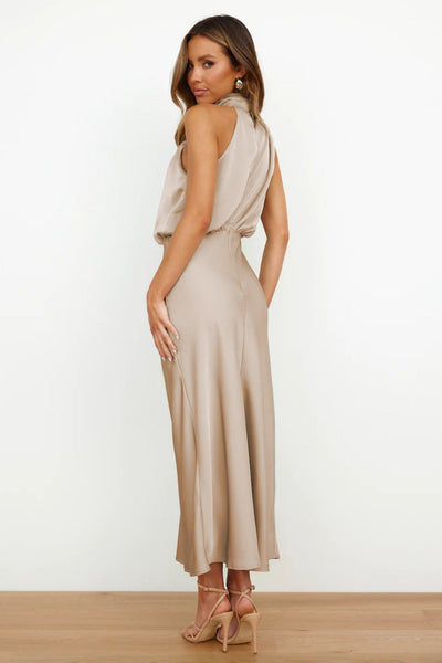 Arianne™ - Robe longue à col halter