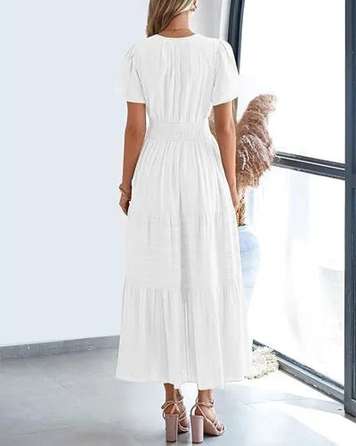 Elaina™ - Robe élégante à col en V