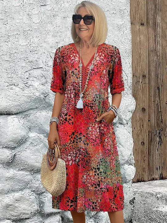 Francille™ - Robe mi-longue remarquable