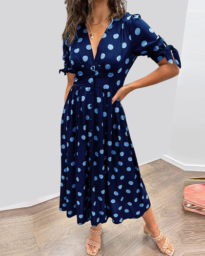 Maud™ -  Robe élégante à pois