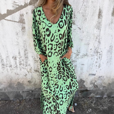 Paige™ - Robe Élégante à Imprimé Panthère