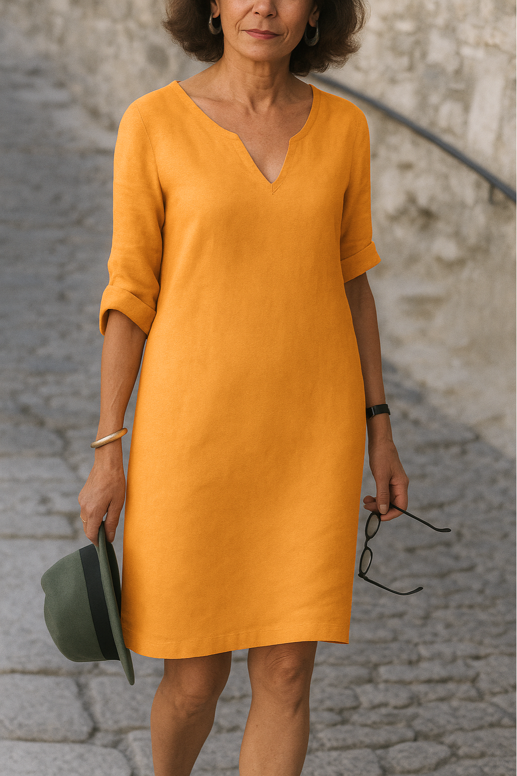 Patrice™ - Robe élégante à col en V