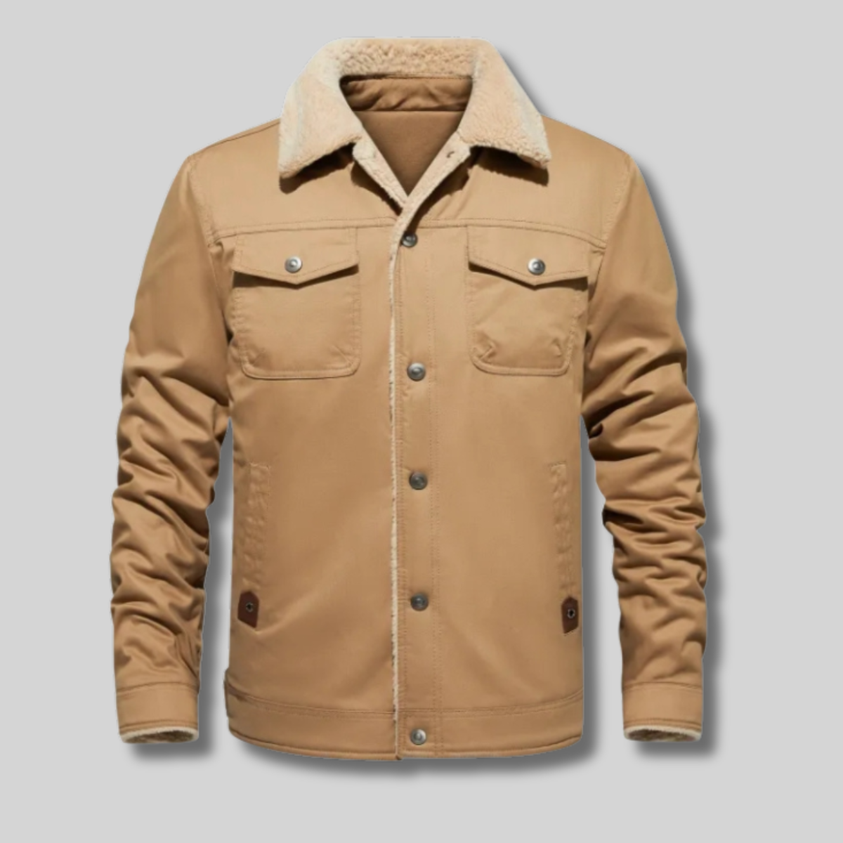 Olaf™ -  Veste homme chaude à col sherpa et doublure épaisse