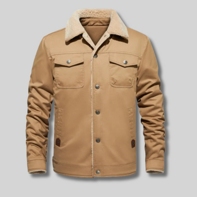 Olaf™ -  Veste homme chaude à col sherpa et doublure épaisse