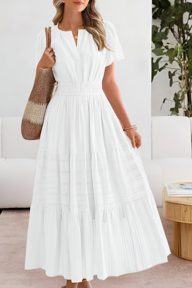Elaina™ - Robe élégante à col en V