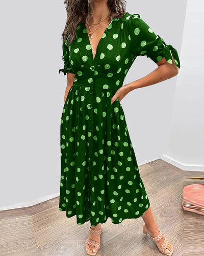 Maud™ -  Robe élégante à pois
