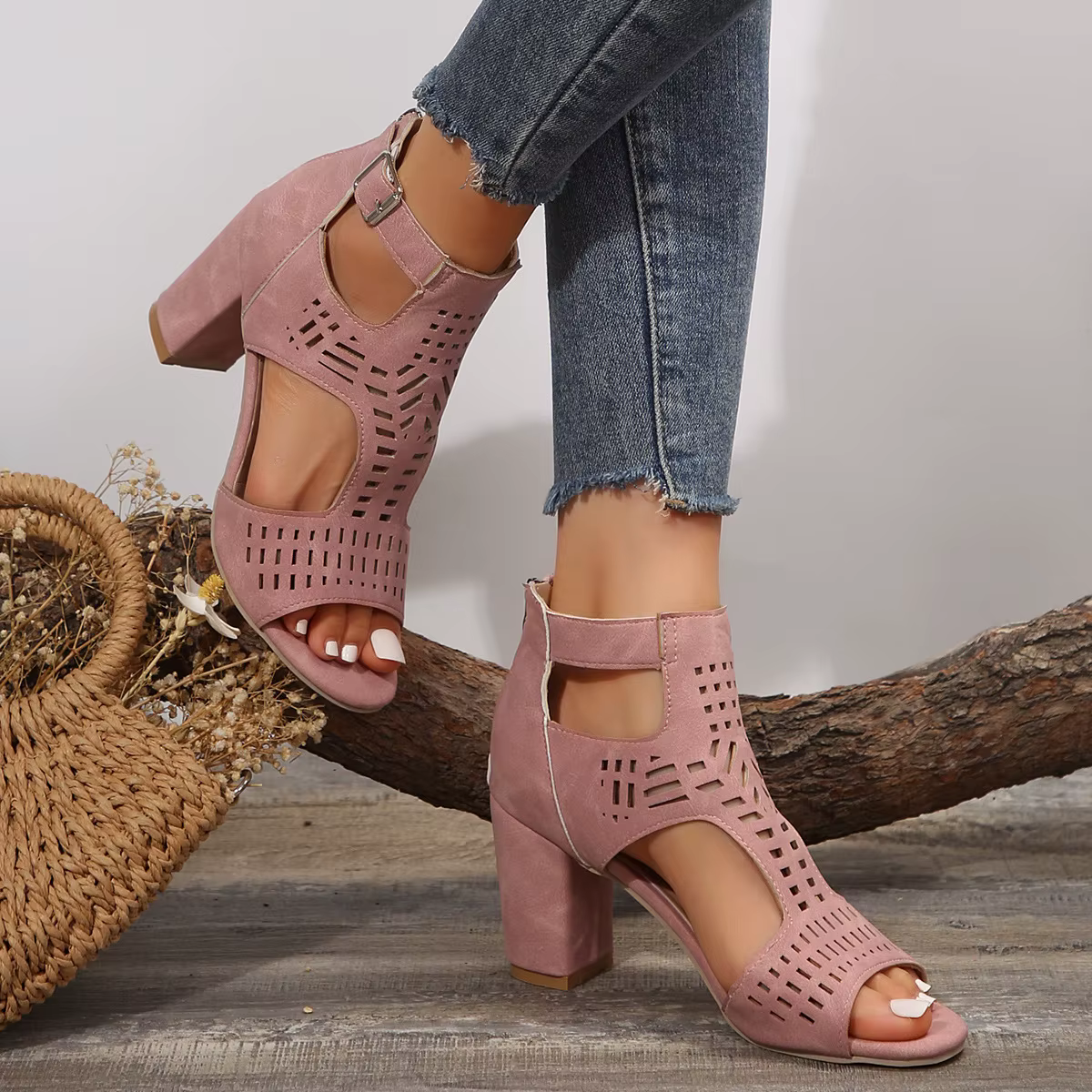 Cherita™ - Sandales romaines à talons