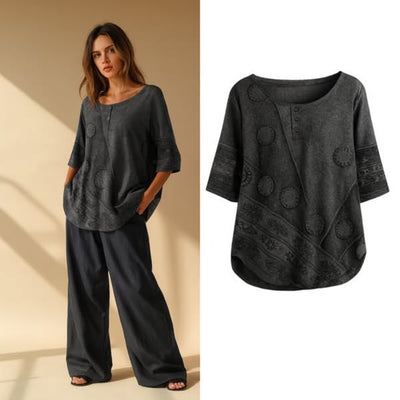 Coletta™ - Top bohème coloré