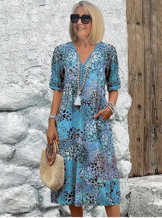 Francille™ - Robe mi-longue remarquable