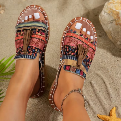Nouel™ - Sandales bohèmes à franges