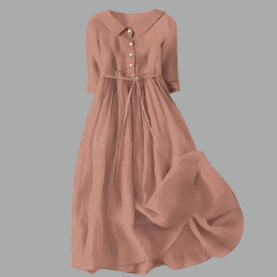 Maryl™ - Robe élégante en lin