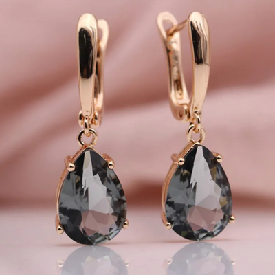 Fria™ - Boucles d’oreilles goutte en zircon