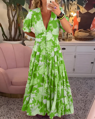 Manon™ - Robe longue et ample imprimée