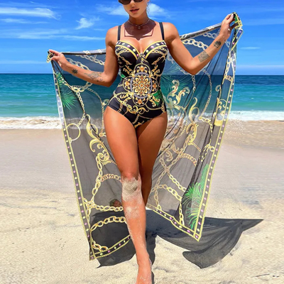 Babett™ – Maillot élégant avec jupe de plage