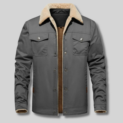 Olaf™ -  Veste homme chaude à col sherpa et doublure épaisse