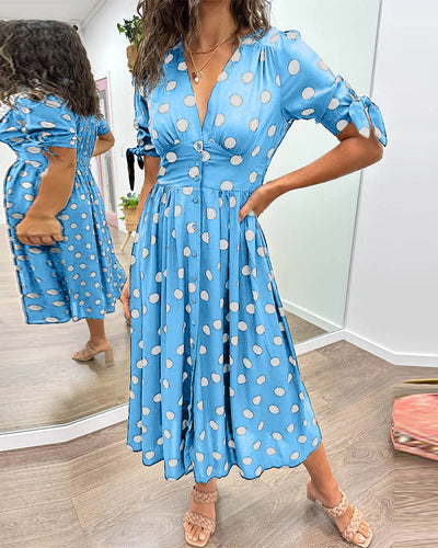 Maud™ -  Robe élégante à pois