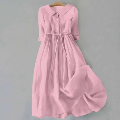 Maryl™ - Robe élégante en lin