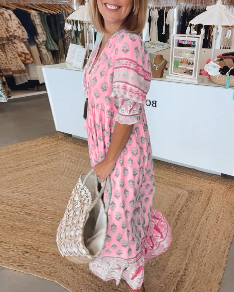 Sarina™ - Robe légère à col en V