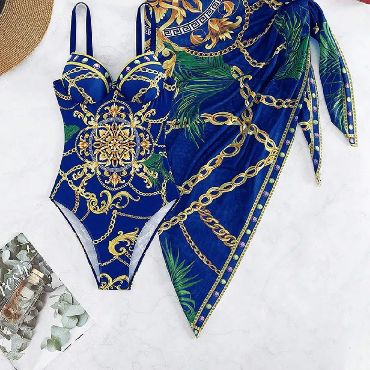 Babett™ – Maillot élégant avec jupe de plage
