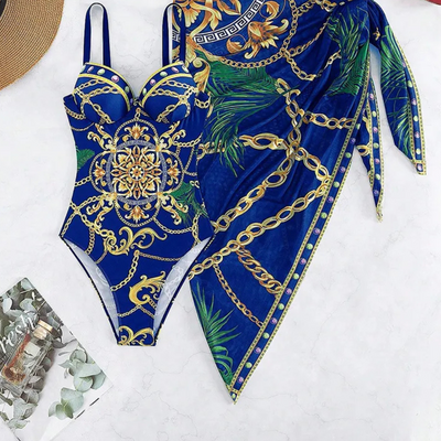 Babett™ – Maillot élégant avec jupe de plage