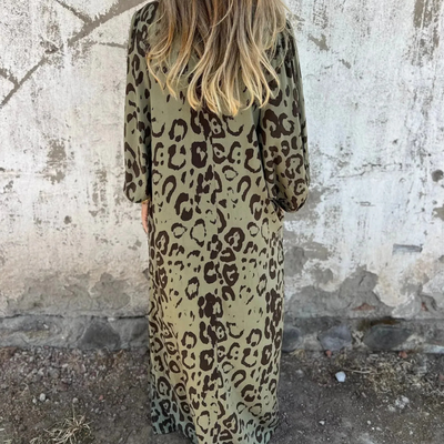 Paige™ - Robe Élégante à Imprimé Panthère