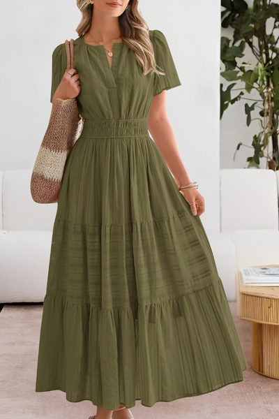 Elaina™ - Robe élégante à col en V