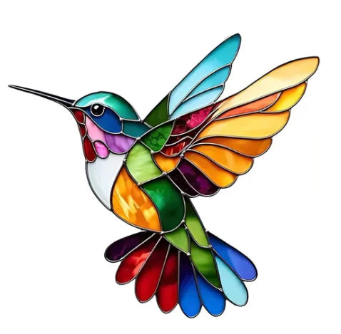 Alizée™ - Parure élégante colibri - collier et boucles d’oreilles