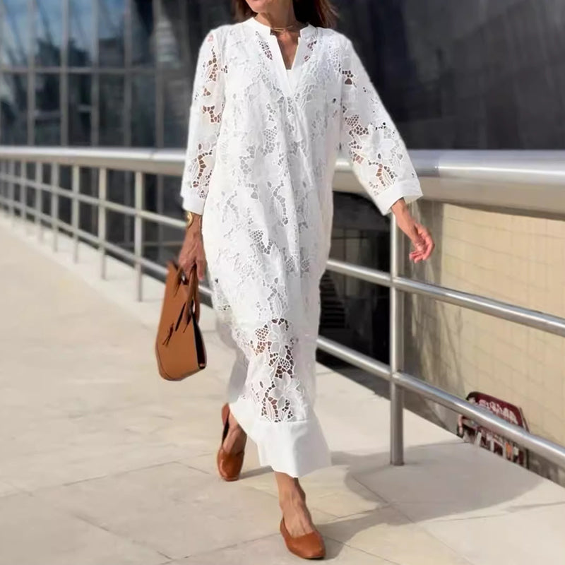 Sophie™ - Robe Élégante avec Détails en Dentelle