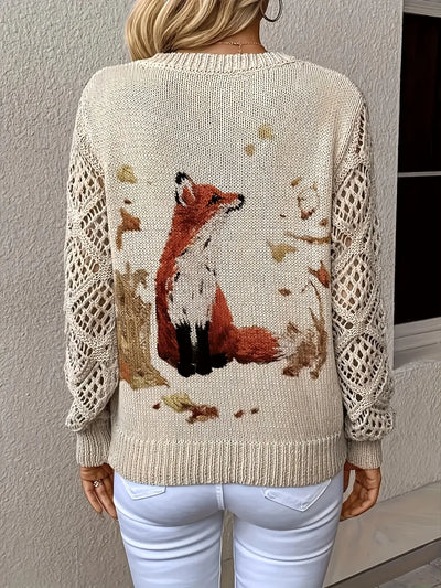 Fleurine™ - Pull élégant à fleurs