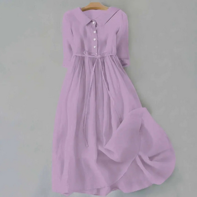Maryl™ - Robe élégante en lin
