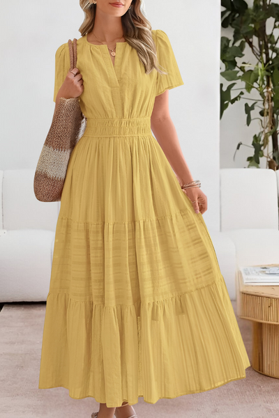 Elaina™ - Robe élégante à col en V
