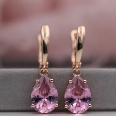 Fria™ - Boucles d’oreilles goutte en zircon