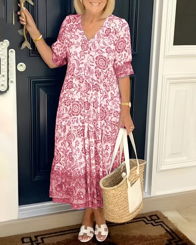 Nann™ - Robe Fleurie Stylée
