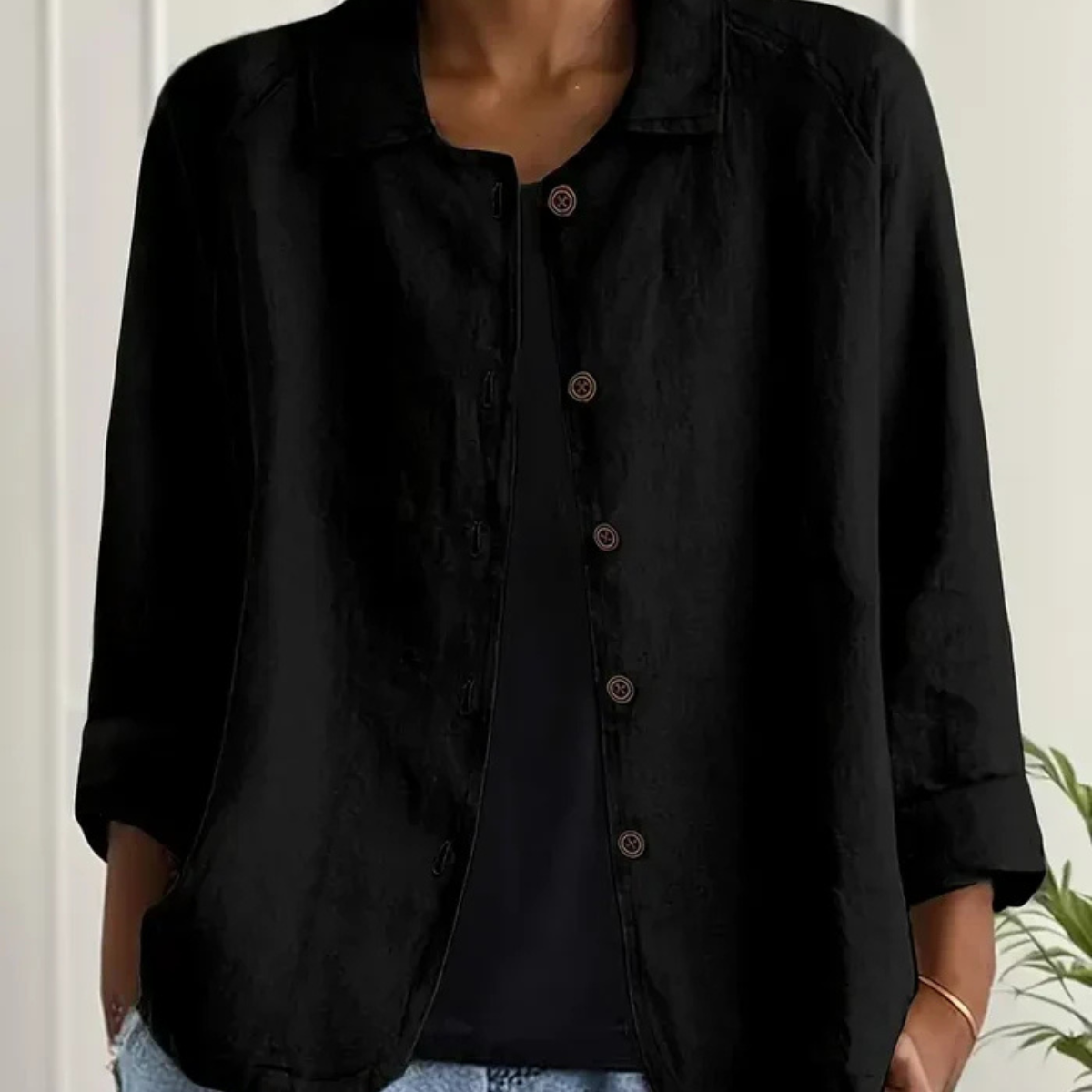 Sylvie™ - Gilet élégant à boutons